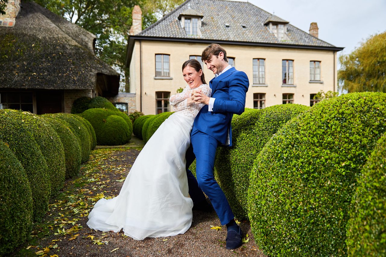 Foto bij het verhaal van Julie-Pascale en Klaas, door huwelijksfotograaf Jorick Michiels